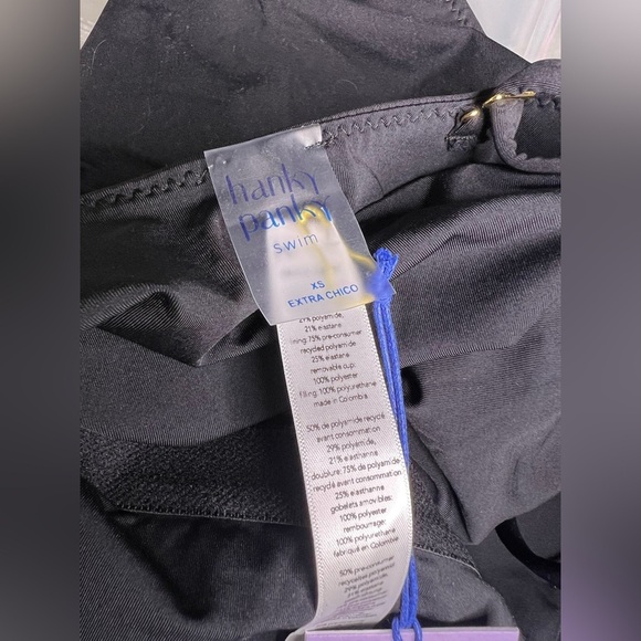 Hanky Panky Bandeau One Piece Swimsuit Black - Size XS - Picture 5 of 6